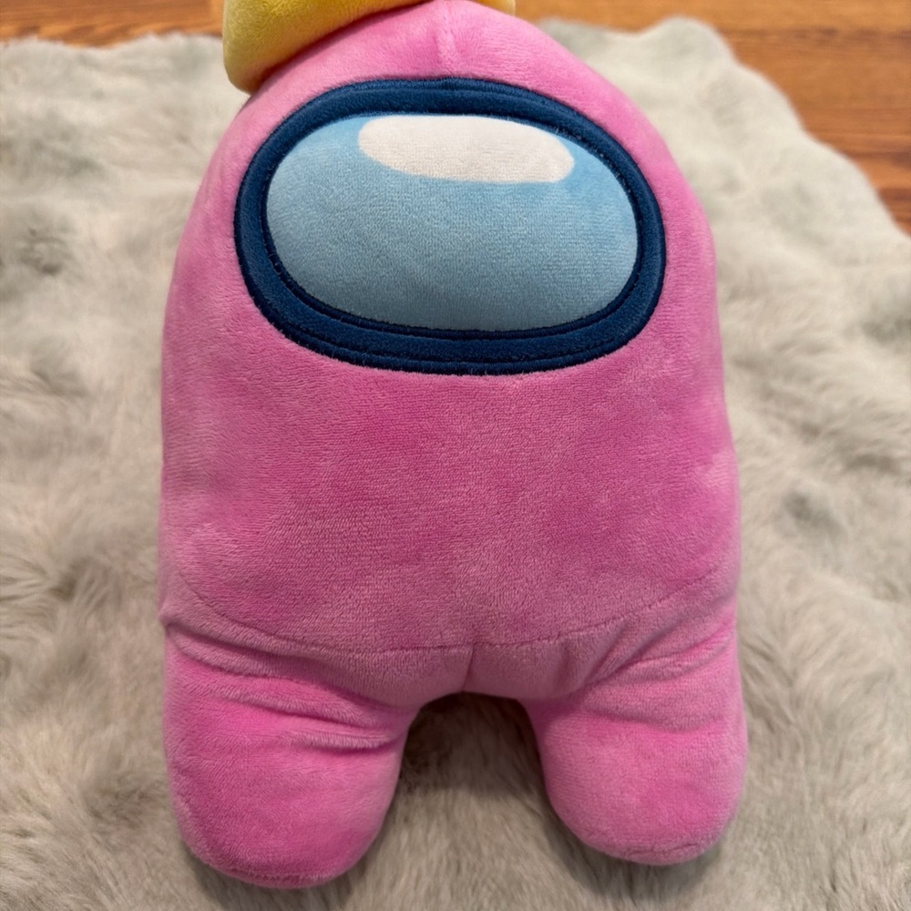 Pink and Yellow Plush Toy